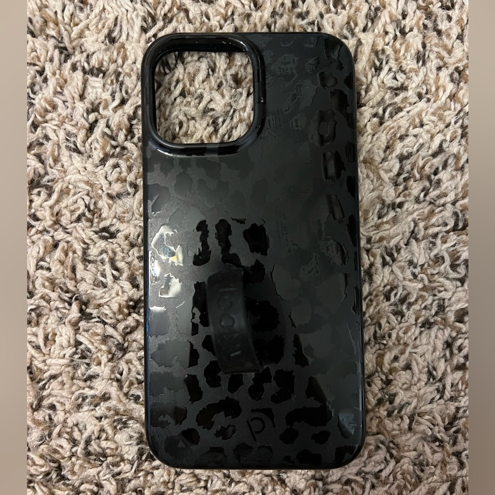 Black Leopard IPhone 13 Pro Max loopy case